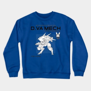 Overwatch D.Va Mech Operation Manual Crewneck Sweatshirt